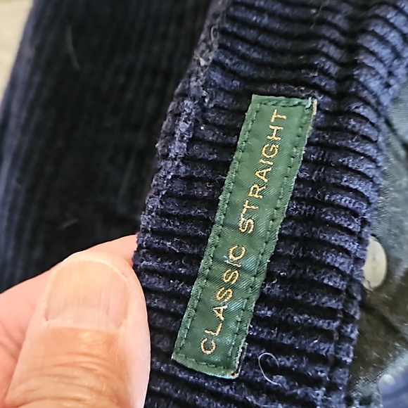 Lauren Ralph Lauren corduroy blue pants size 2 - Picture 5 of 8